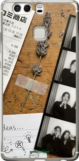 Силиконовый чехол Aesthetic Scrapbook Collage для Huawei P9 Plus - 6773u-300 изображение 