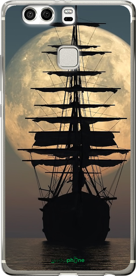 Силіконовий чехол Корабель для Huawei P9 Plus - 5998u-300 изображение 