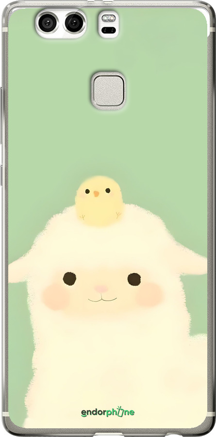 Силіконовий чехол Барашек и ципленок для Huawei P9 Plus - 6369u-300 изображение 