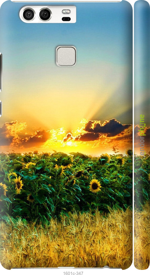 

3D пластиковий матовий чохол "Україна" для Huawei P9