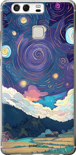 Силиконовый чехол Креативный арт для Huawei P9 - 6322u-347 изображение 