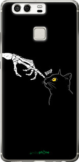 Силіконовий чехол Кішка для Huawei P9 - 6505u-347 изображение 