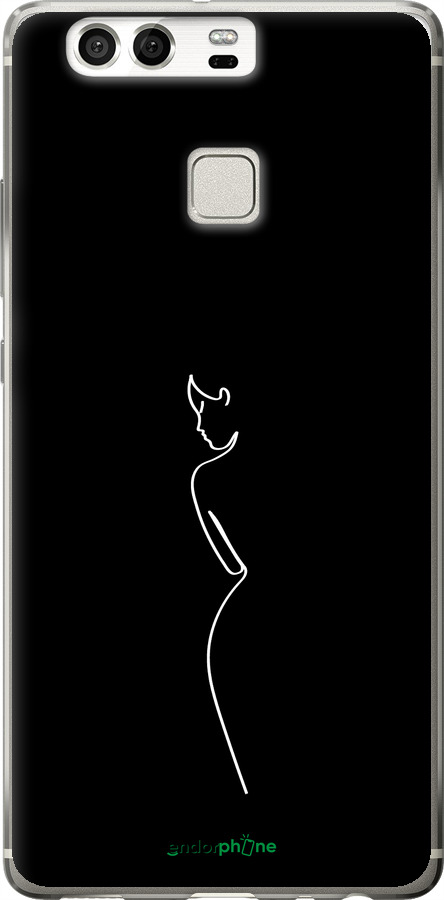 Силіконовий чехол Силует1 для Huawei P9 - 4590u-347 изображение 
