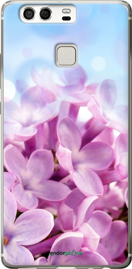 

Силіконовий чохол "Бузок" для Huawei P9, Рожевий