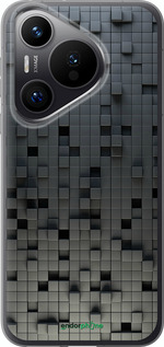 Силиконовый чехол Кубики для Huawei Pura 70 PRO - 1061u-3700 изображение 