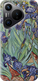 Силиконовый чехол Винсент Ван Гог. Ирисы для Huawei Pura 70 PRO - 161u-3700 изображение 