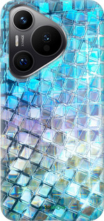 Силиконовый чехол Переливающаяся чешуя для Huawei Pura 70 PRO - 227u-3700 изображение 