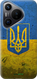 Силиконовый чехол Флаг и герб Украины 2 для Huawei Pura 70 PRO - 378u-3700 изображение 