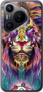 Силиконовый чехол Люминесцентный лев для Huawei Pura 70 PRO - 4037u-3700 изображение 
