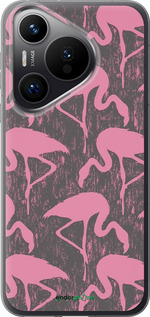 Силиконовый чехол Vintage-Flamingos для Huawei Pura 70 PRO - 4171u-3700 изображение 