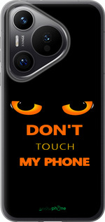 Силиконовый чехол Don't touch the phone для Huawei Pura 70 PRO - 4261u-3700 изображение 
