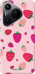 Силиконовый чехол Клубнички для Huawei Pura 70 PRO - 4332u-3700 изображение 