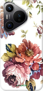Силиконовый чехол Vintage flowers для Huawei Pura 70 PRO - 4333u-3700 изображение 