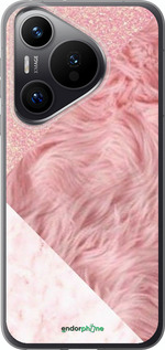 Силиконовый чехол Розовые текстуры для Huawei Pura 70 PRO - 4343u-3700 изображение 