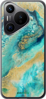 Силиконовый чехол Green marble для Huawei Pura 70 PRO - 4365u-3700 изображение 