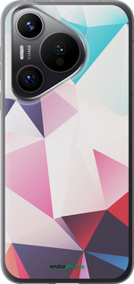 Силиконовый чехол Геометрия 3 для Huawei Pura 70 PRO - 4415u-3700 изображение 