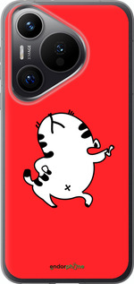 Силиконовый чехол Котик для Huawei Pura 70 PRO - 4577u-3700 изображение 