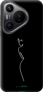 Силиконовый чехол Силуэт1 для Huawei Pura 70 PRO - 4590u-3700 изображение 