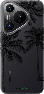 Силиконовый чехол Пальмы1 для Huawei Pura 70 PRO - 4634u-3700 изображение 