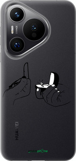 Силиконовый чехол Предложение для Huawei Pura 70 PRO - 4898u-3700 изображение 