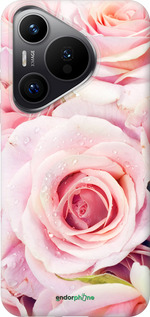 Силиконовый чехол Розы для Huawei Pura 70 PRO - 525u-3700 изображение 