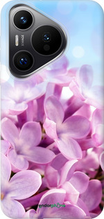 Силиконовый чехол Сирень для Huawei Pura 70 PRO - 527u-3700 изображение 