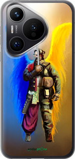 Силіконовий чехол Воїн Ангел  для Huawei Pura 70 PRO - 5317u-3700 изображение 