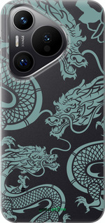 Силиконовый чехол Дракон для Huawei Pura 70 PRO - 5476u-3700 изображение 