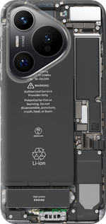 Силиконовый чехол Детали смартфона для Huawei Pura 70 PRO - 5487u-3700 изображение 