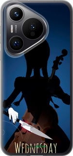 Силиконовый чехол Wednesday для Huawei Pura 70 PRO - 5515u-3700 изображение 