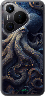 Силиконовый чехол Осьминог для Huawei Pura 70 PRO - 5551u-3700 изображение 