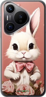 Силиконовый чехол Зайчик для Huawei Pura 70 PRO - 5669u-3700 изображение 