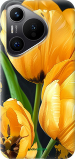 Силиконовый чехол Желтые тюльпаны для Huawei Pura 70 PRO - 5991u-3700 изображение 
