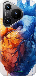Силиконовый чехол Арт-сердце для Huawei Pura 70 PRO - 6034u-3700 изображение 