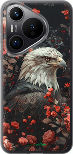 Силіконовий чехол Квітковий вартовий для Huawei Pura 70 PRO - 6102u-3700 изображение 