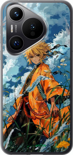 Силиконовый чехол Zenitsu Agatsuma для Huawei Pura 70 PRO - 6117u-3700 изображение 