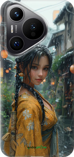 Силиконовый чехол Anime-girl для Huawei Pura 70 PRO - 6133u-3700 изображение 