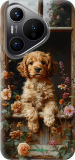 Силиконовый чехол Щенок cocker spaniel для Huawei Pura 70 PRO - 6136u-3700 изображение 