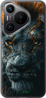 Силиконовый чехол Пламенный лев для Huawei Pura 70 PRO - 6153u-3700 изображение 