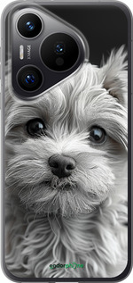 Силиконовый чехол Мальтипу на чорном фоне для Huawei Pura 70 PRO - 6156u-3700 изображение 