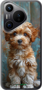 Силиконовый чехол Щенок мальтипу для Huawei Pura 70 PRO - 6157u-3700 изображение 