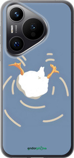 Силіконовий чехол Гусь ныряет для Huawei Pura 70 PRO - 6275u-3700 изображение 