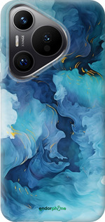 Силіконовий чехол Акварель для Huawei Pura 70 PRO - 6320u-3700 изображение 