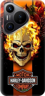Силиконовый чехол Харлей девидсон для Huawei Pura 70 PRO - 6370u-3700 изображение 