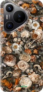 Силіконовий чехол У стилі бароко-похмурий для Huawei Pura 70 PRO - 6404u-3700 изображение 