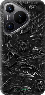 Силиконовый чехол Воронья ярость для Huawei Pura 70 PRO - 6474u-3700 изображение 