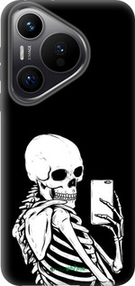 Силиконовый чехол Скелет делает Selfie для Huawei Pura 70 PRO - 6535u-3700 изображение 