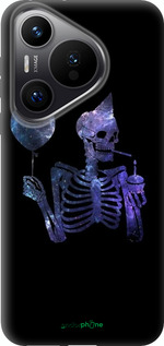 Силіконовий чехол Скелетне мистецтво для Huawei Pura 70 PRO - 6536u-3700 изображение 