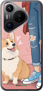 Силіконовий чехол Корги 3 для Huawei Pura 70 PRO - 6707u-3700 изображение 