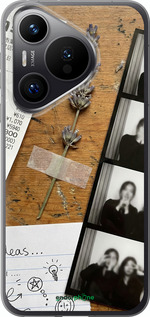 Силиконовый чехол Aesthetic Scrapbook Collage для Huawei Pura 70 PRO - 6773u-3700 изображение 